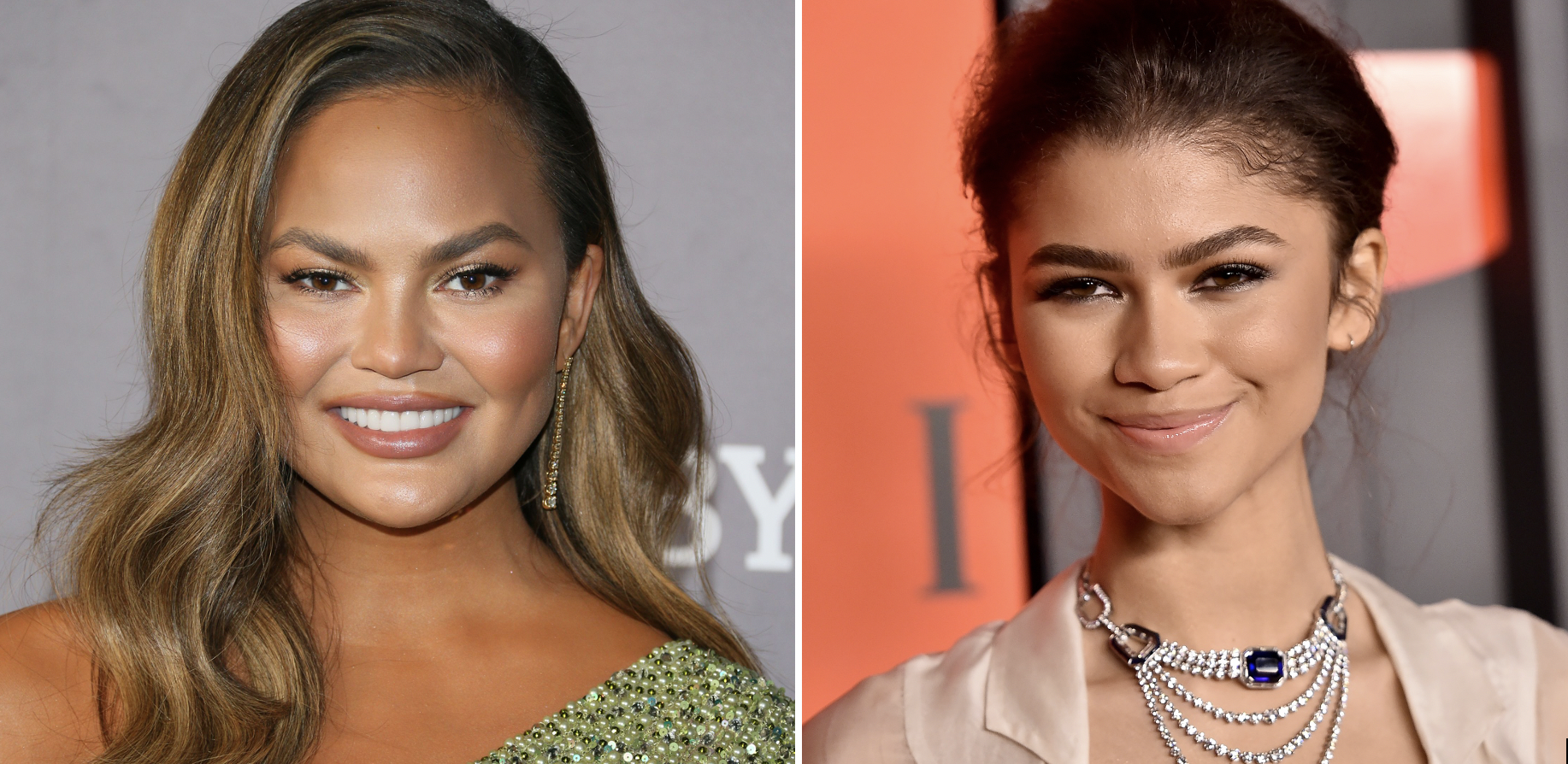 Chrissy Teigen está colmando la mirada de Zendaya en los Emmys del 2020 y es tan pura