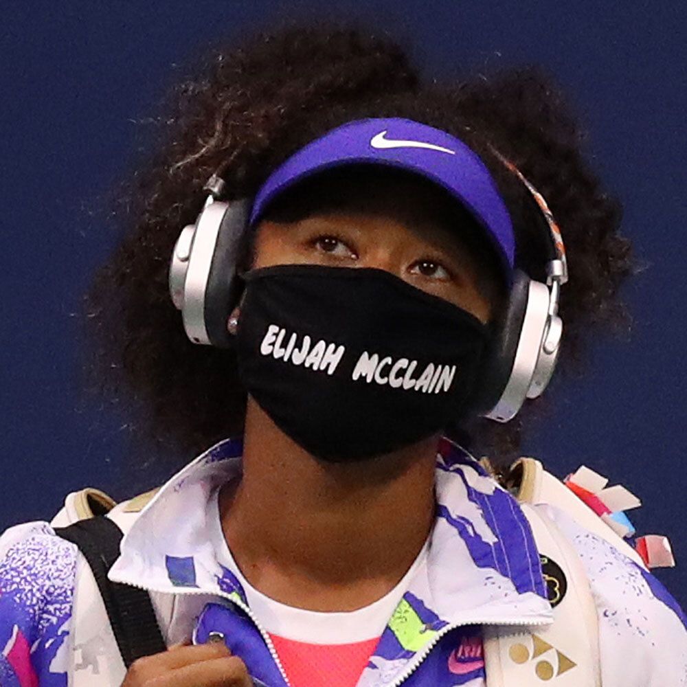 Naomi Osaka lleva máscaras en el Abierto de Estados Unidos en memoria de los negros asesinados por la policía