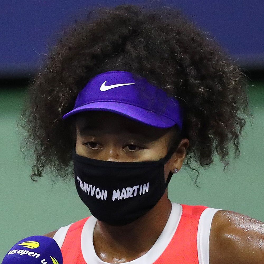 Naomi Osaka lleva máscaras en el Abierto de Estados Unidos en memoria de los negros asesinados por la policía