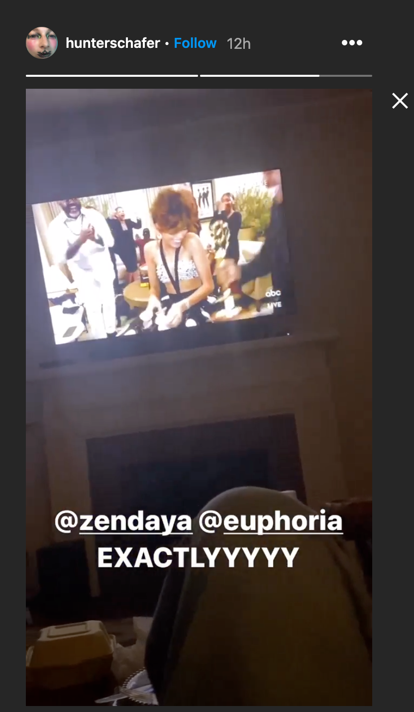 Zendaya ganó su primer Emmy y el elenco de "Euforia" no podría estar más orgulloso