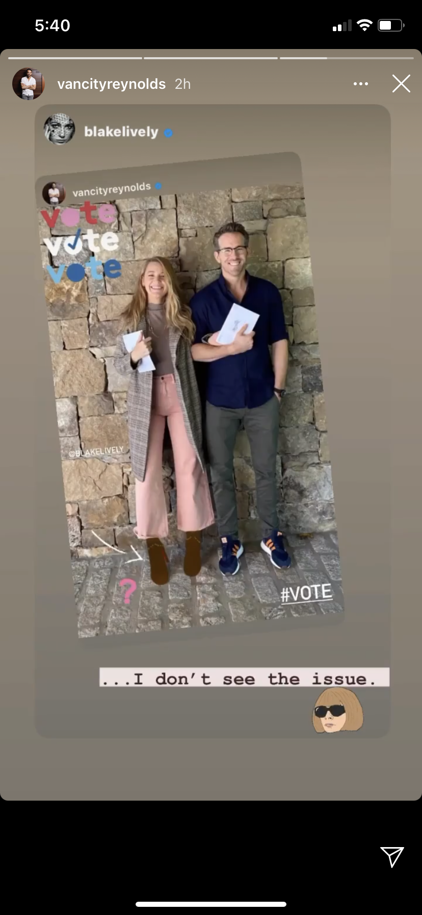 Blake pintó animadamente zapatos falsos en sus pies en la nueva foto y Ryan Reynolds tuvo la mejor respuesta