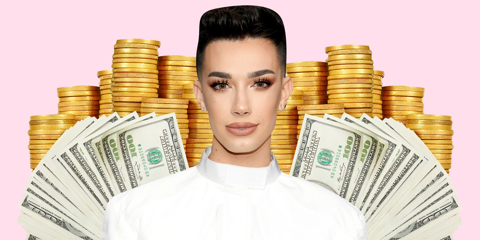 El valor neto de James Charles puede comprarle toneladas de sus paletas de morfina