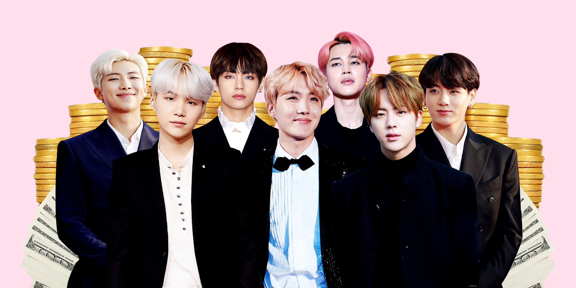 El valor neto de la BTS está completamente fuera de este mundo