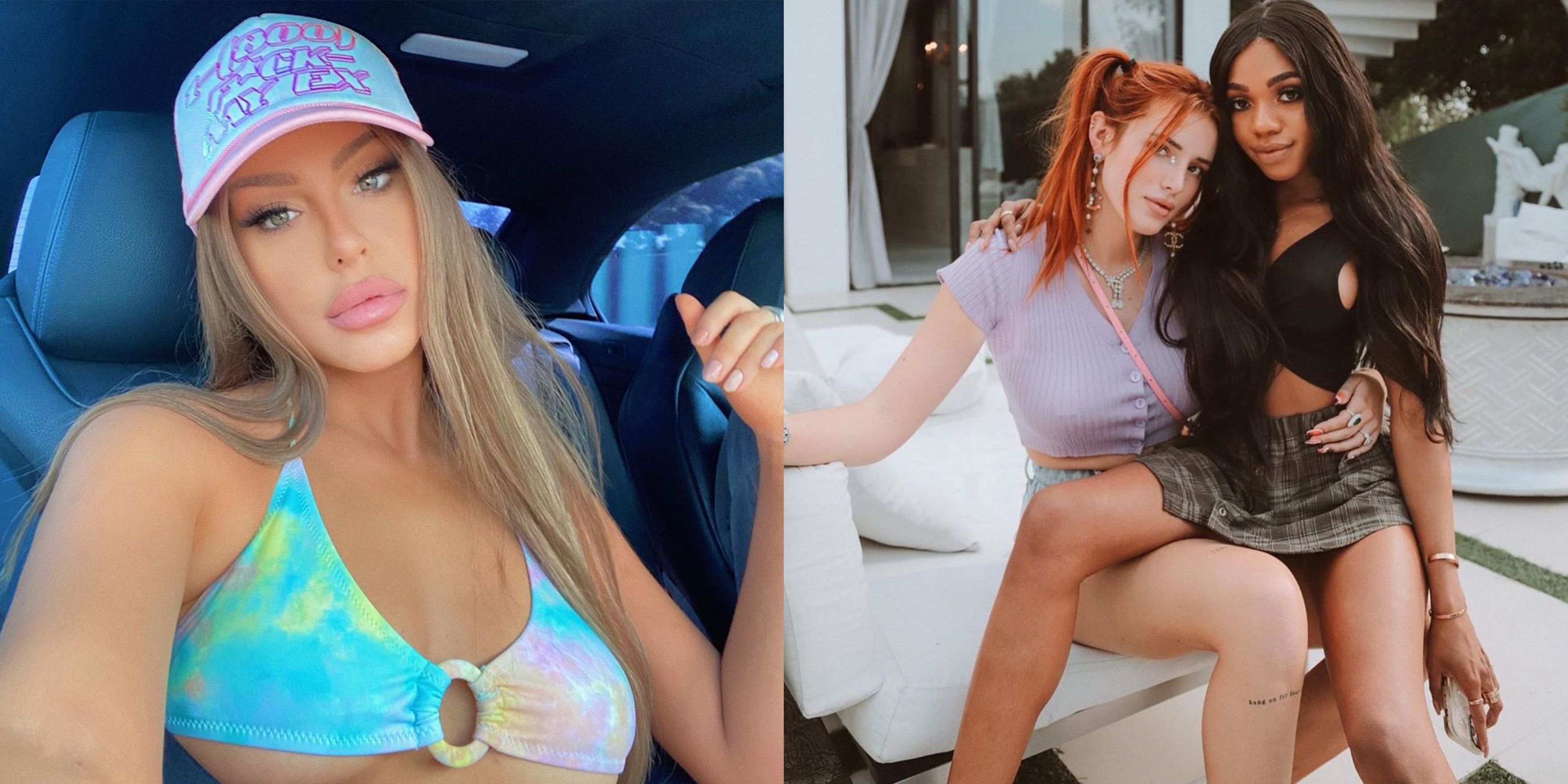 Tana Mongeau llama a Teala Dunn por besar a su ex Bella Thorne en TikTok