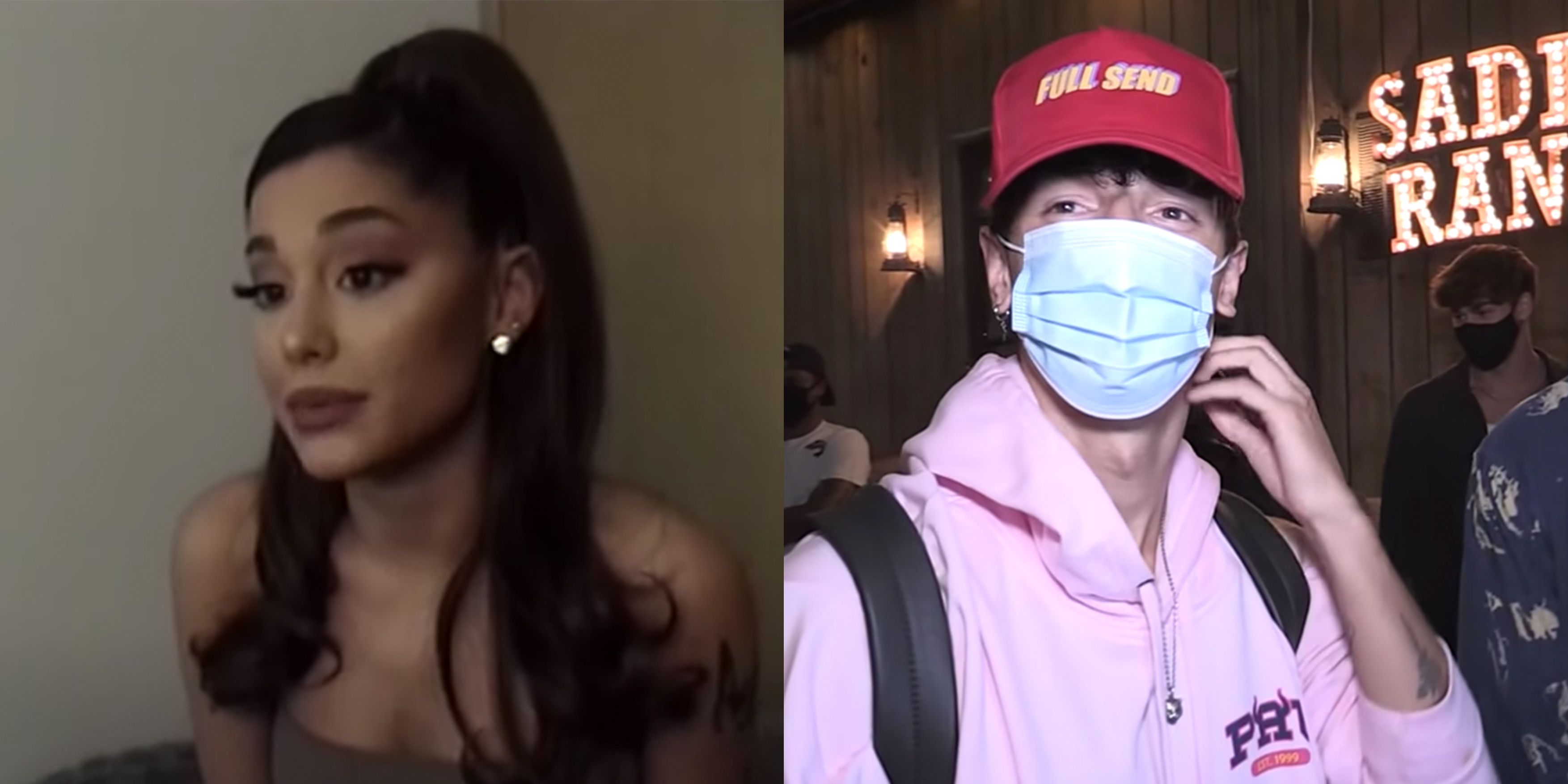 Ariana Grande acaba de llamar a todas sus estrellas favoritas de TikTok para salir en LA durante COVID