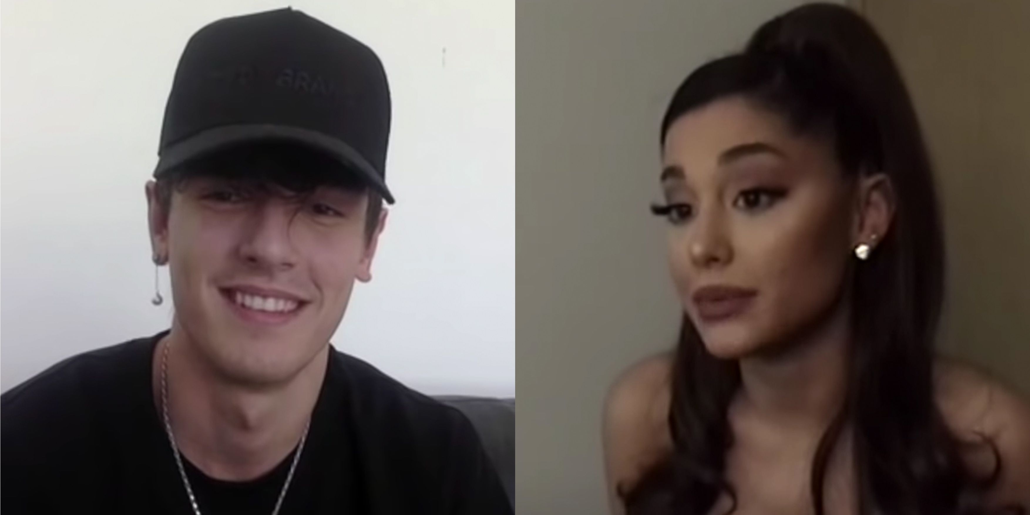 Bryce Hall llamó a Ariana Grande y los fans de Ari no están contentos con eso.