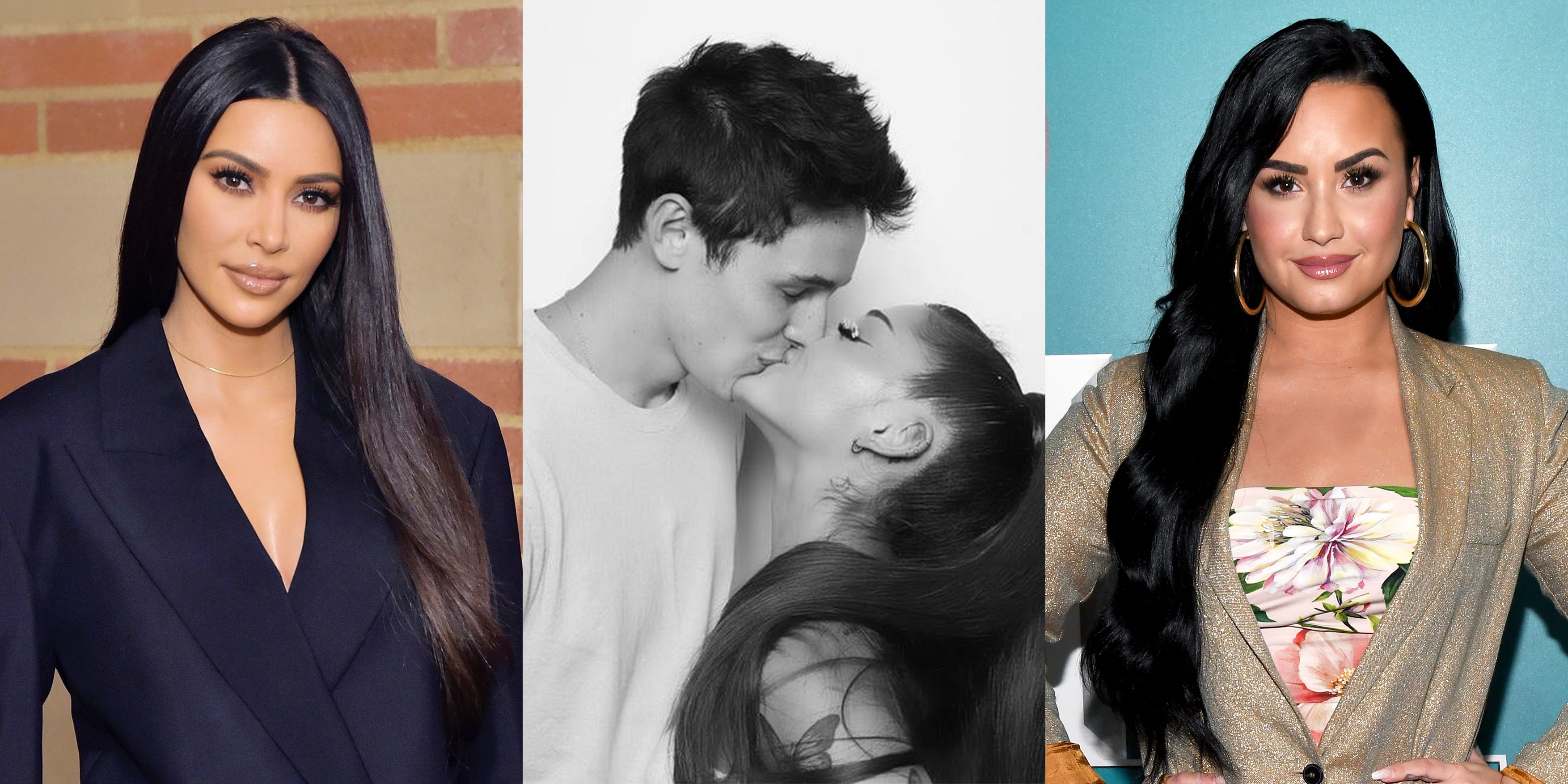 Demi Lovato, Kim Kardashian y más famosos reaccionan a las noticias de compromiso de Ariana Grande