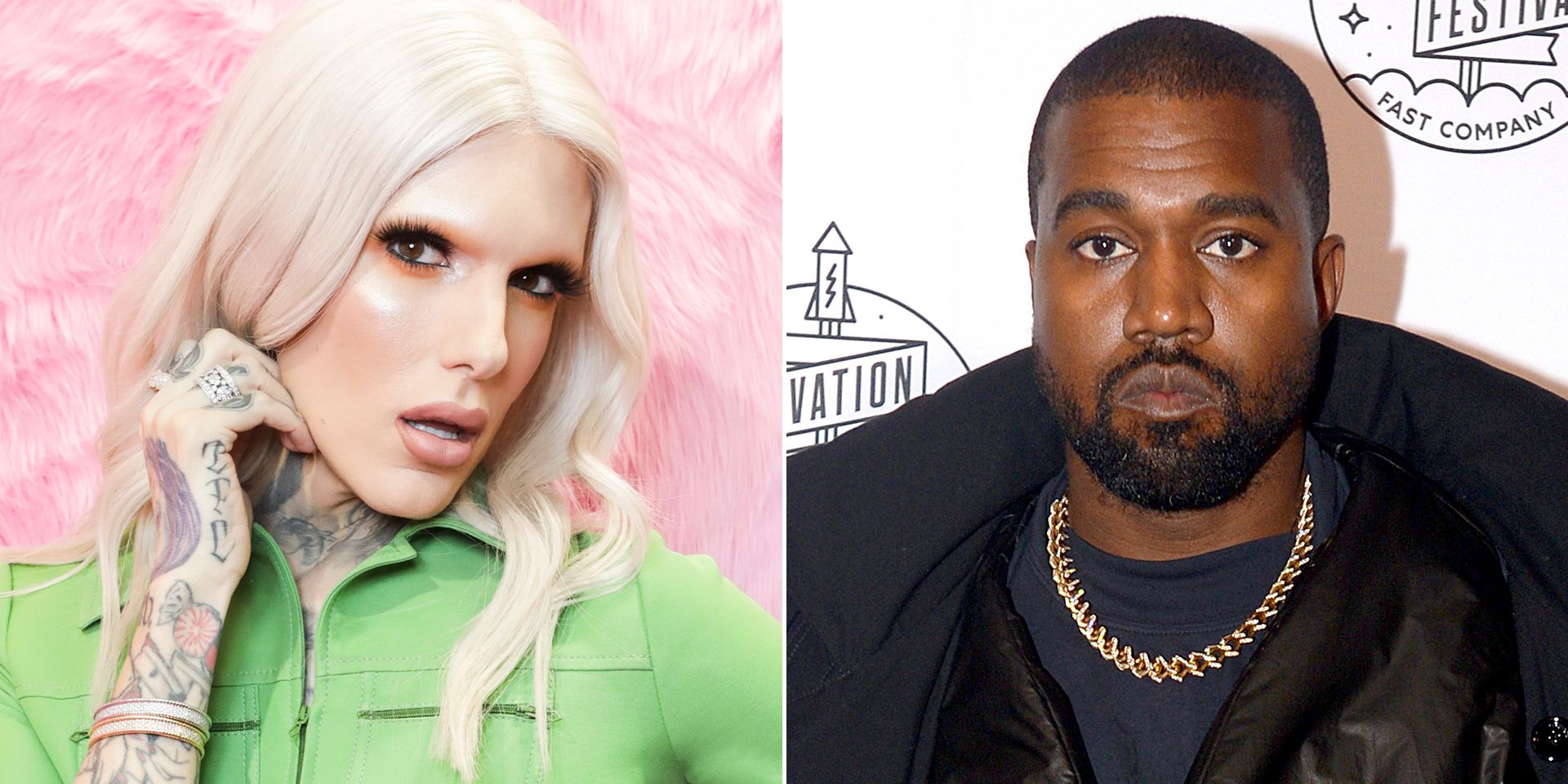 Jeffree Star sólo hizo referencia a los rumores de la conexión de Kanye West...