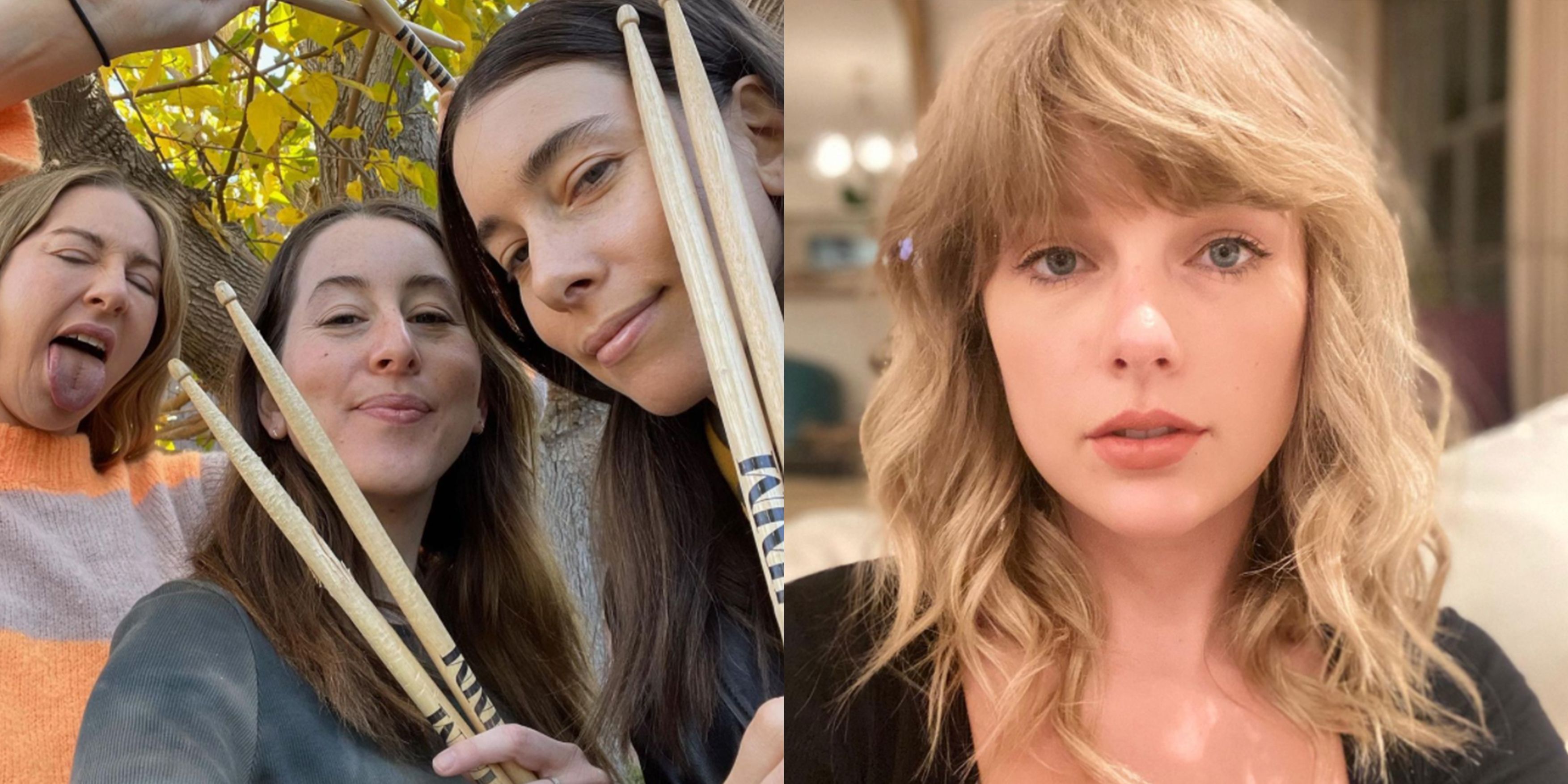 La nueva remezcla de "Gasoline" de Haim incluye a su frecuente colaboradora Taylor Swift