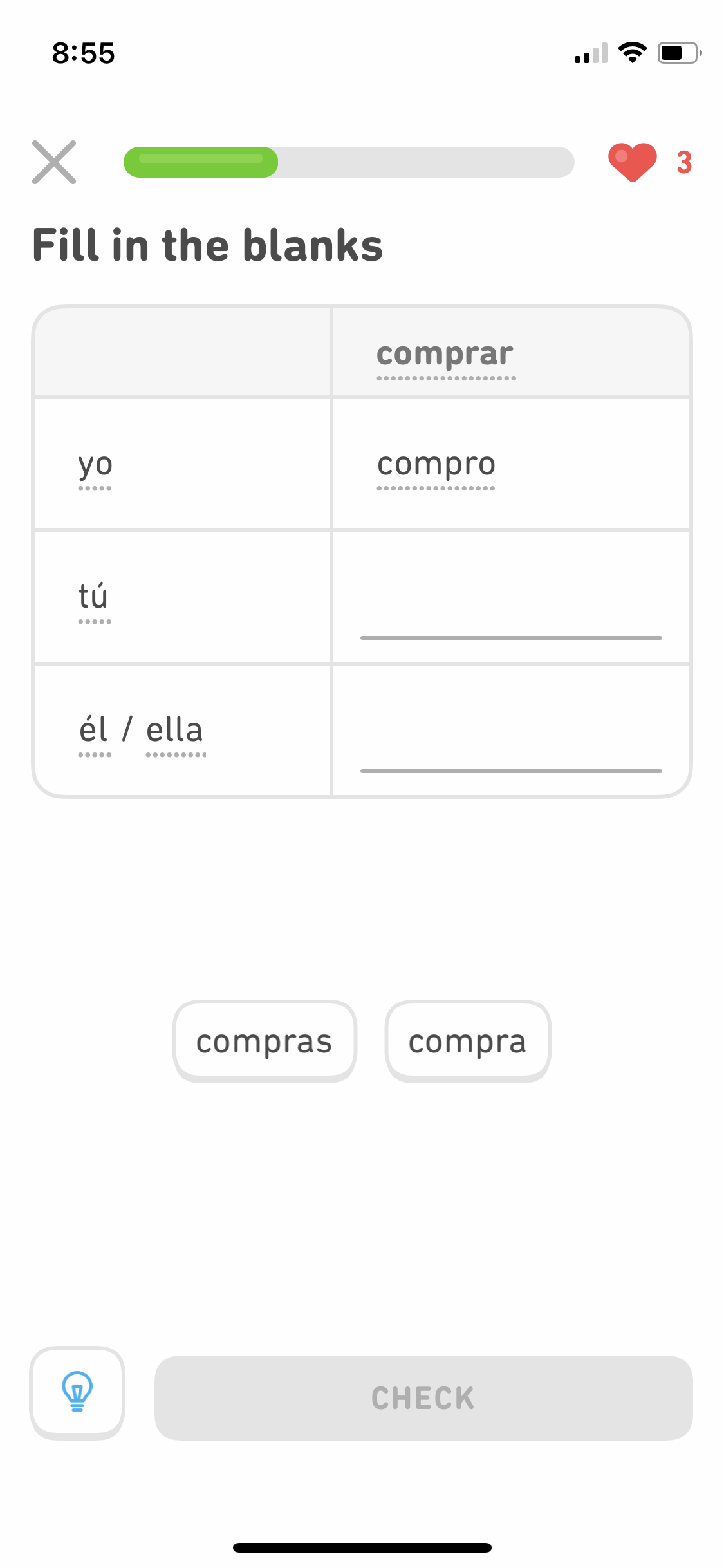 Una revisión de Aprender español en Duolingo