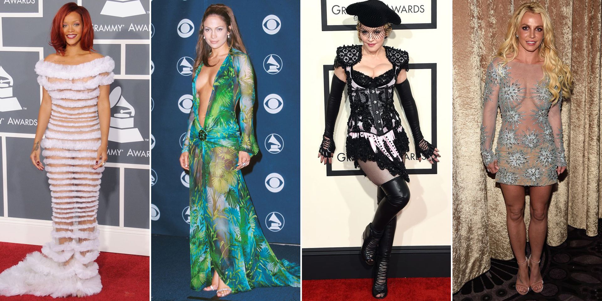 La moda más escandalosa de la alfombra roja de los Grammy de todos los tiempos