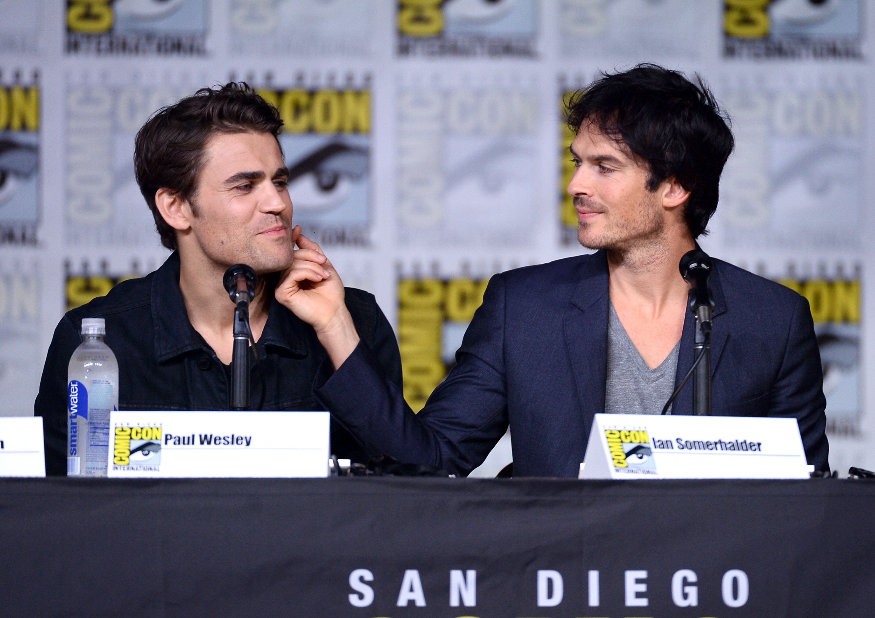 Ian Somerhalder y Paul Wesley dicen que se pelearon al final de "The Vampire Diaries"