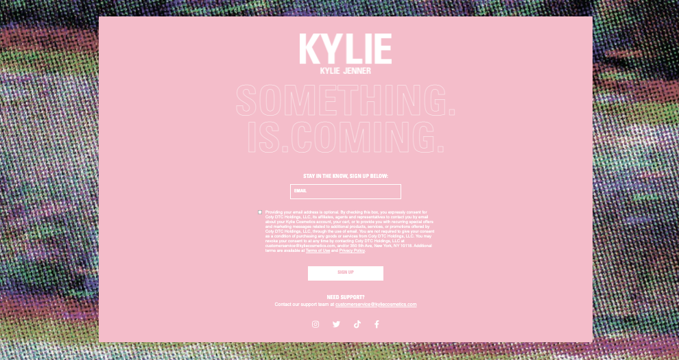 Kylie Cosmetics borró todo su Instagram excepto *una* foto y todo está en súper venta