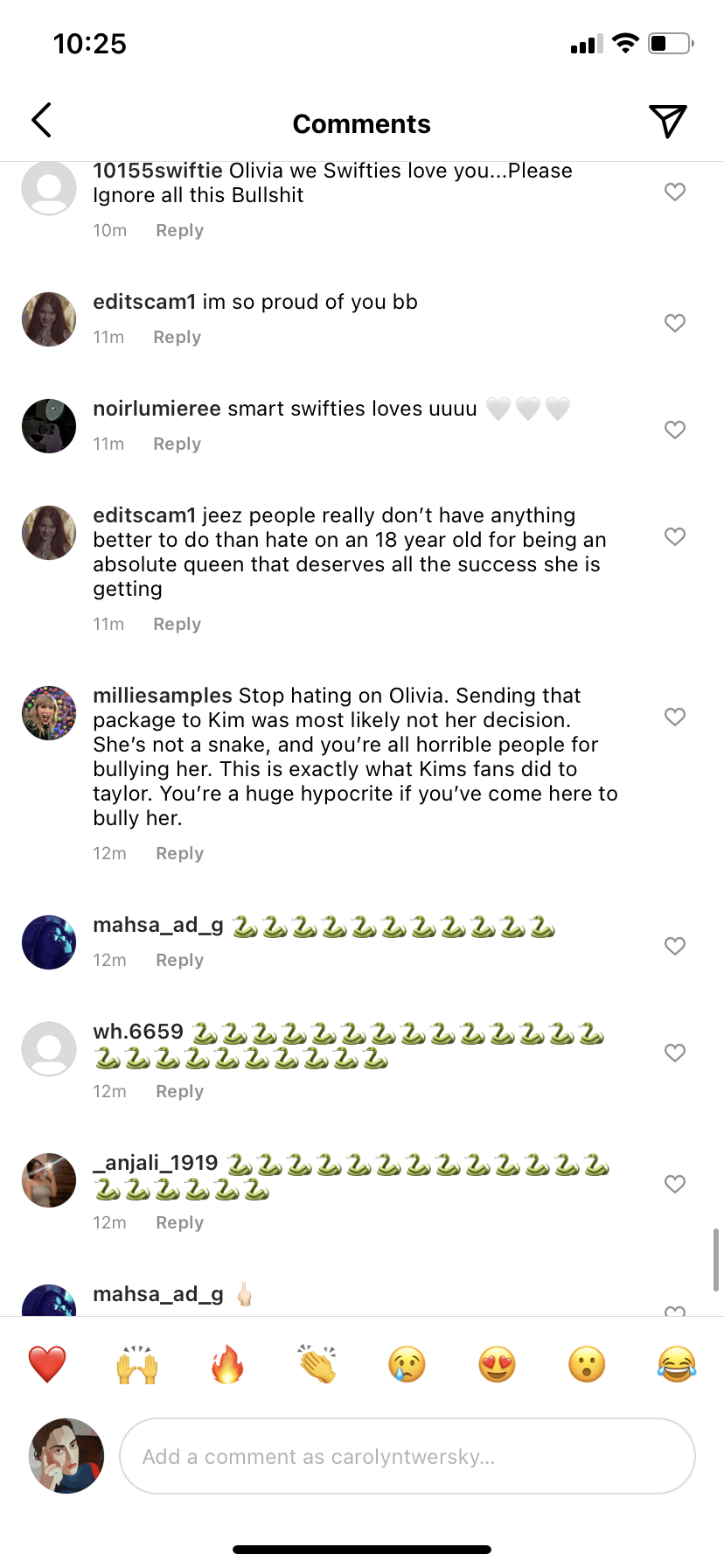 Los fans de Taylor Swift no están contentos con Olivia Rodrigo después de que enviara una caja de relaciones públicas a Kim Kardashian