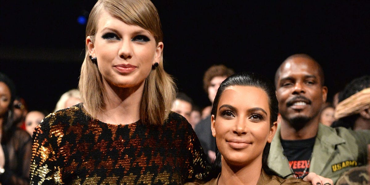 Kim Kardashian dice que disfruta 'mucho' de las canciones de Taylor Swift tras su larga disputa: 'Son todas súper bonitas y pegadizas'