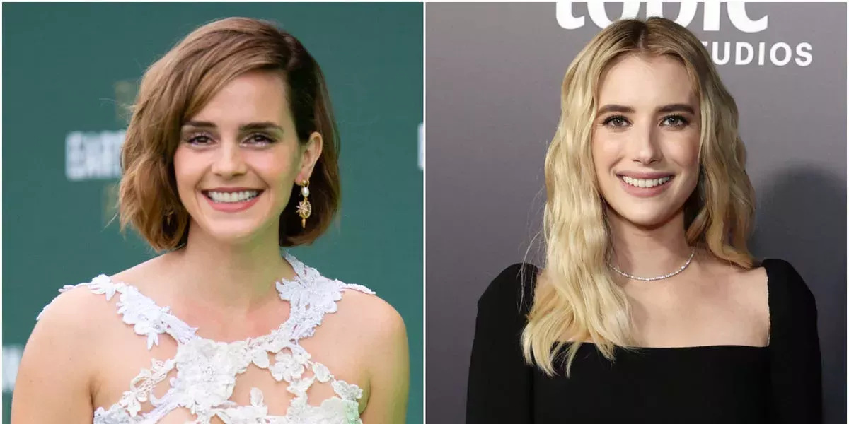El reencuentro de 'Harry Potter' pareció utilizar una foto de Emma Roberts -no de Emma Watson- durante el especial