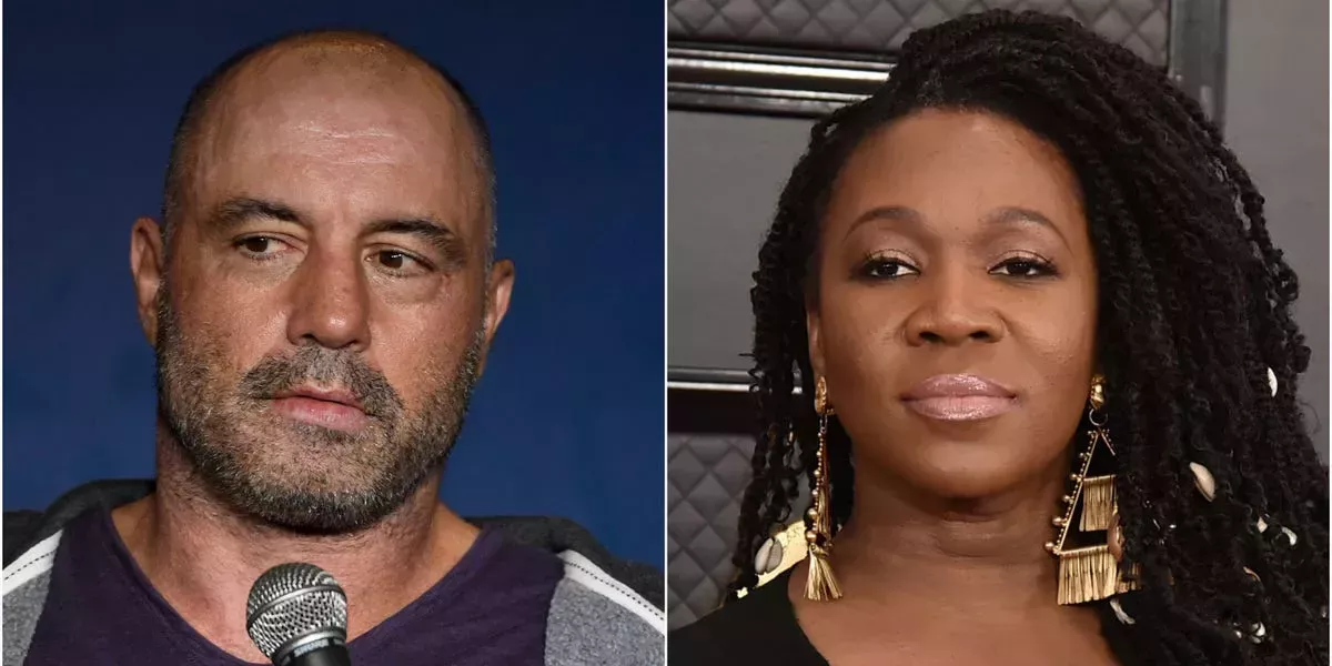 India Arie comparte clips de Joe Rogan diciendo la palabra N mientras pide a Spotify que retire su música por su 