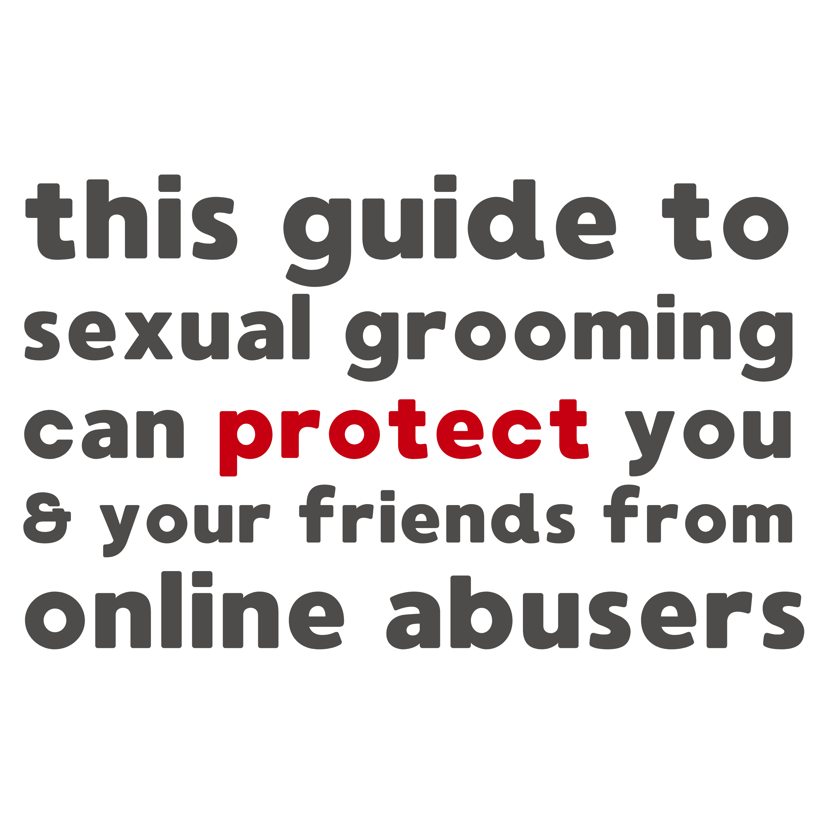 Esta guía sobre el grooming sexual puede protegerte a ti y a tus amigos