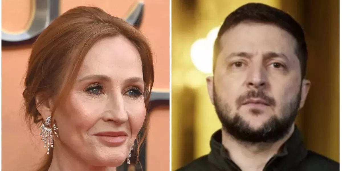 J.K. Rowling recibe una broma de un dúo ruso que se hace pasar por el presidente de Ucrania Volodymyr Zelenskyy