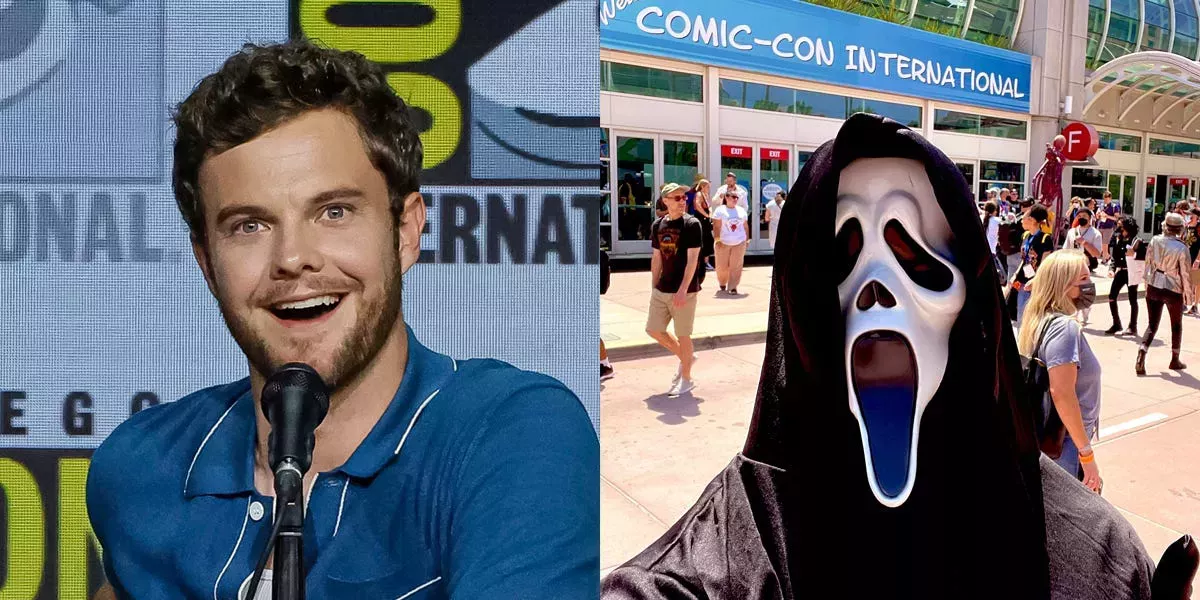 La estrella de 'The Boys' Jack Quaid se paseó por la Comic-Con con un disfraz de Ghostface y los fans se lo perdieron por completo