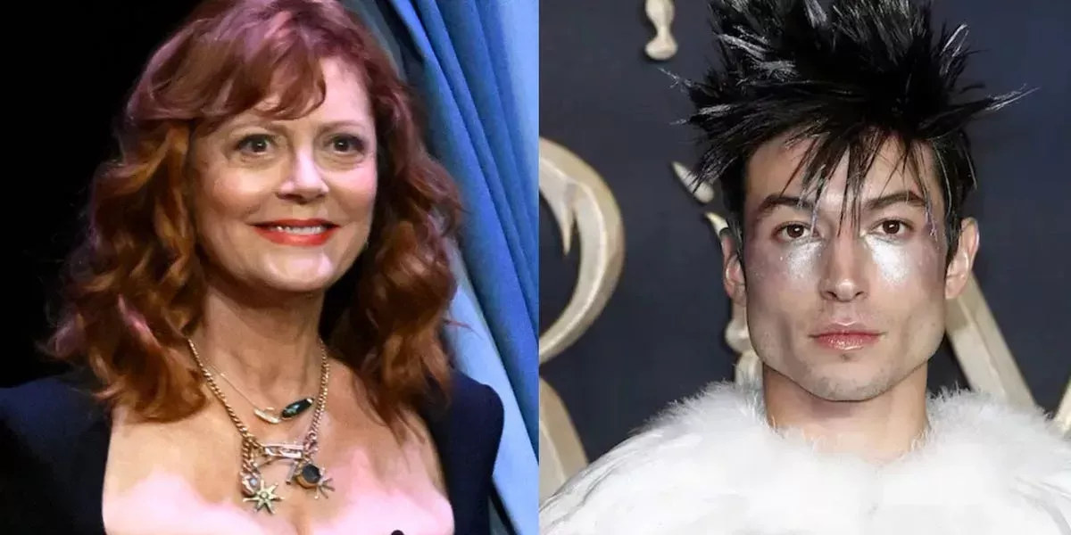 Ezra Miller habría exigido a Susan Sarandon un homenaje en su 'altar' después de que el actor no fuera invitado a su cena