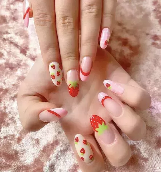 15 brillantes y sencillos diseños de uñas de verano para adolescentes