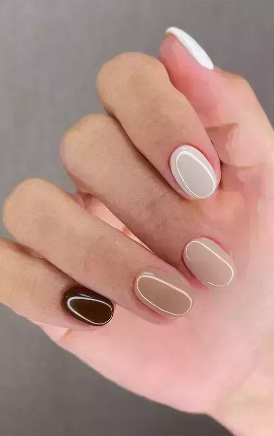 15 sencillos y bonitos diseños de uñas de otoño para adolescentes