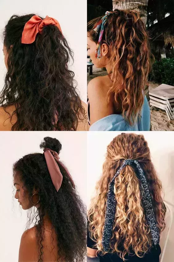 20 bonitos peinados de vuelta a casa para el pelo rizado