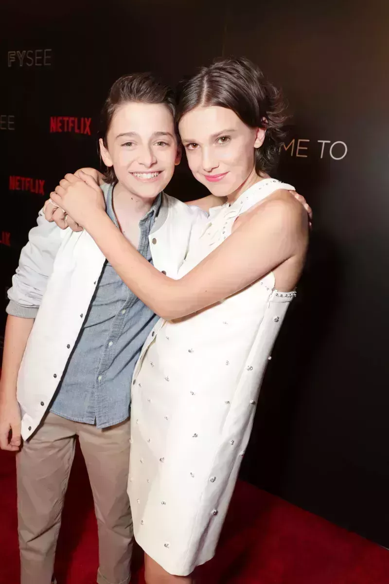 Cronología de la amistad entre las estrellas de 'Stranger Things' Millie Bobby Brown y Noah Schnapp