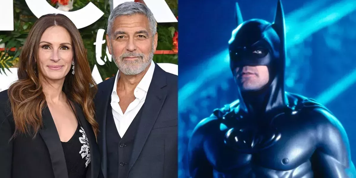 Julia Roberts le dijo a George Clooney que lo tiene guardado en su teléfono como 'Batman' y hasta él pareció sorprenderse al saberlo