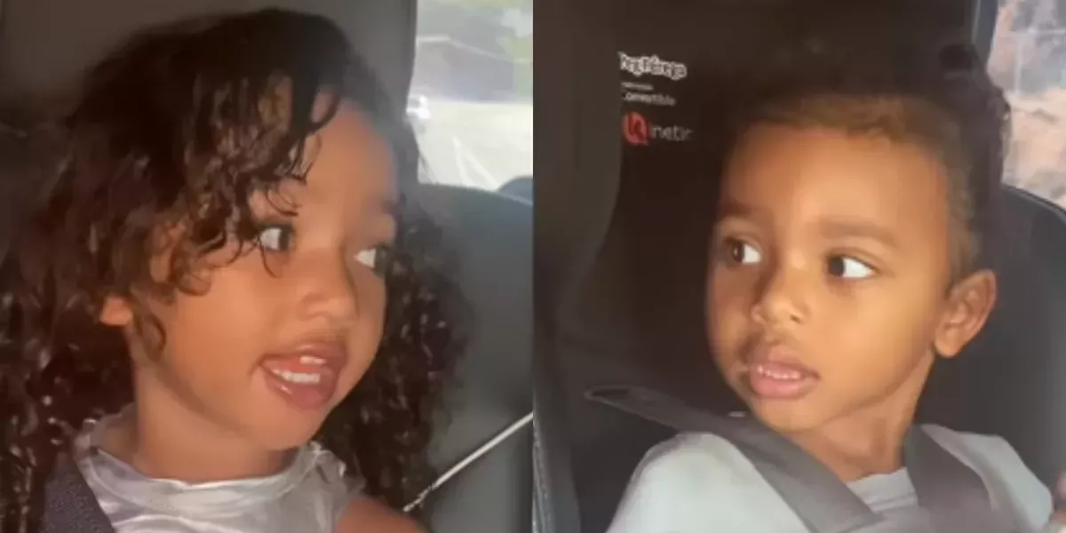 Kim Kardashian compartió un vídeo de sus 2 hijos menores cantando la canción de su padre Kanye West que parece hacer referencia a su polémico divorcio
