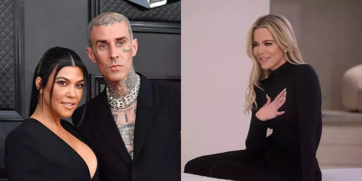 Kourtney Kardashian dice que el imitador de Elvis que la casó con Travis Barker en Las Vegas la llamaba 'Khloé' por error