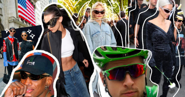 Las gafas de sol deportivas cooptadas por la moda y el fascismo