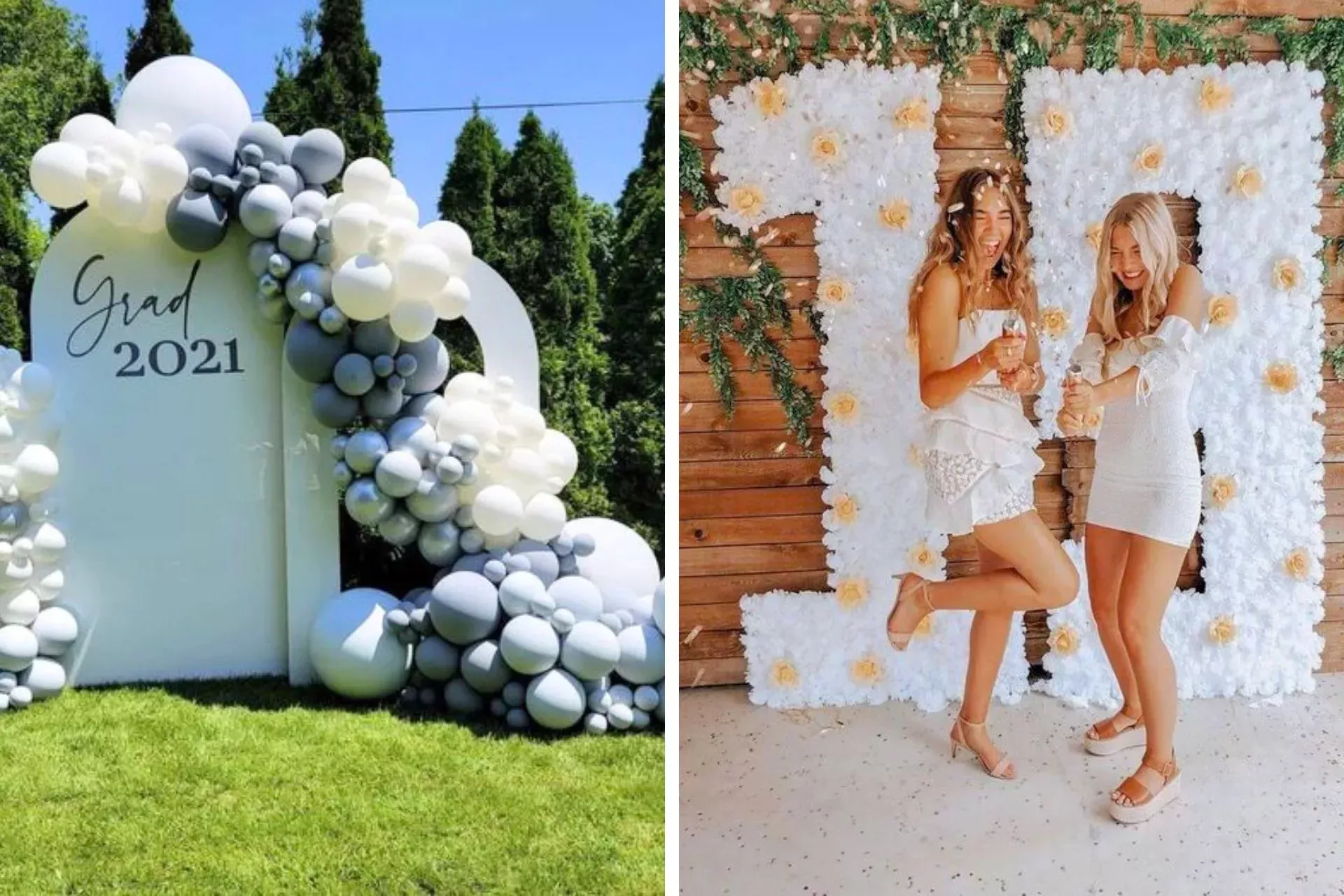 25 mejores ideas de telones de fondo para fiestas de graduación