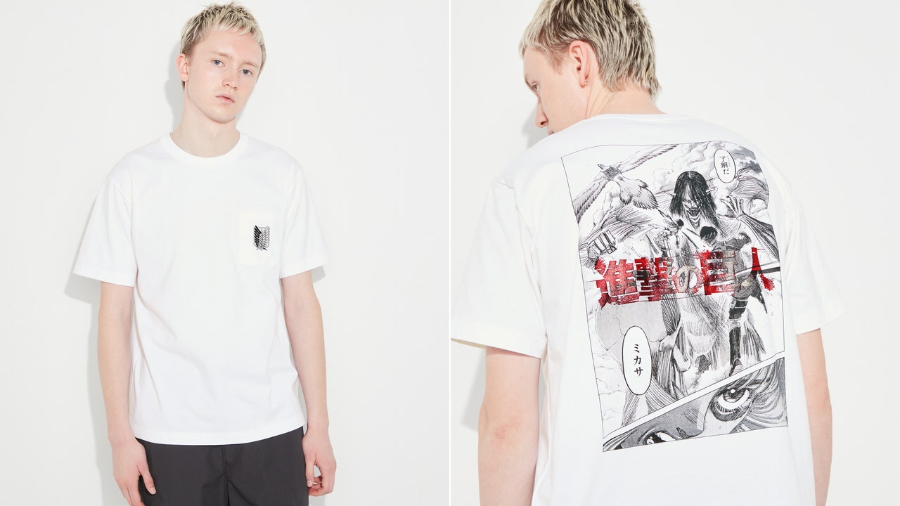 La nueva colección "Attack on Titan" de Uniqlo es imprescindible