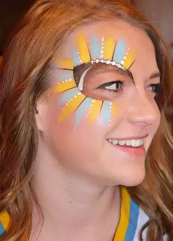 25 bonitas ideas para pintarse la cara el día del partido universitario