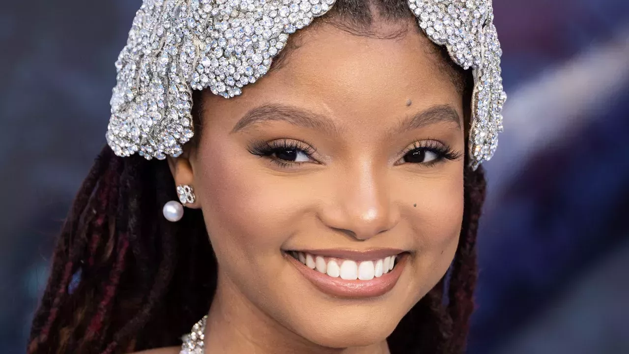 La coleta lateral retorcida de Halle Bailey es una obra de arte