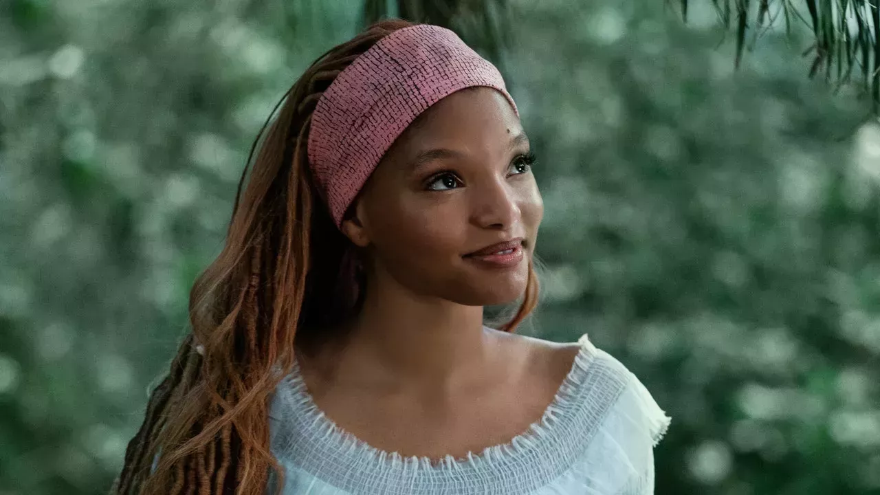 Así fue el viral combo de labios de Halle Bailey en "La Sirenita"