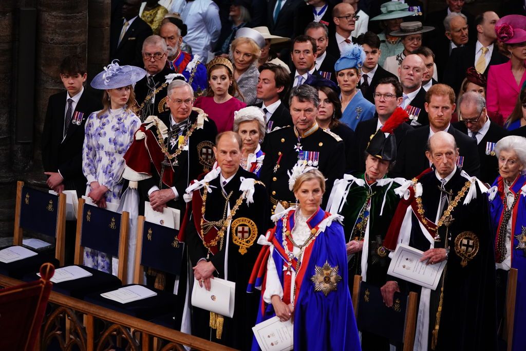 Hubo "mucha hilaridad" en la Familia Real por el sombrero de la princesa Ana que bloqueó al príncipe Harry en la coronación