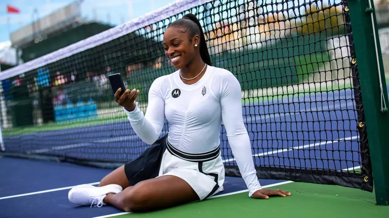 Sloane Stephens habla del US Open, de su rutina de cuidado personal y de su asociación con Motorola