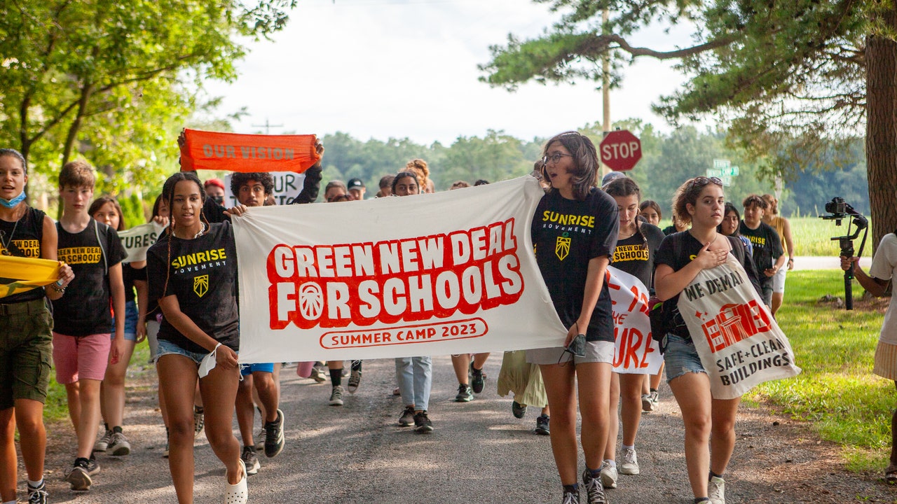 La lucha por un "New Deal" verde llega a su escuela más cercana