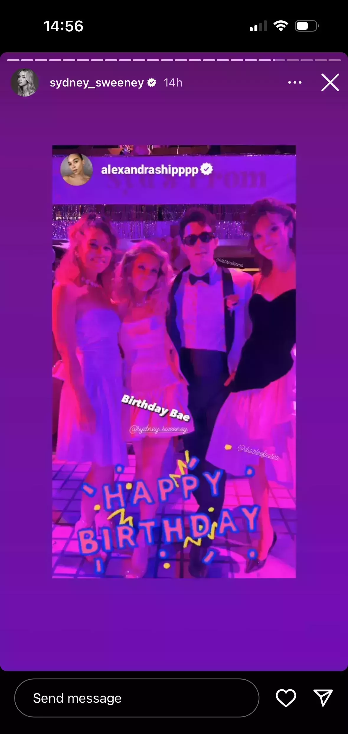 Todo el mundo y sus madres festejaron el cumpleaños ochentero de Sydney Sweeney