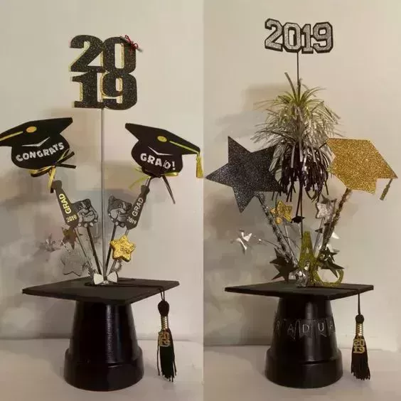 25 Mejores ideas de centros de mesa para graduación en 2023