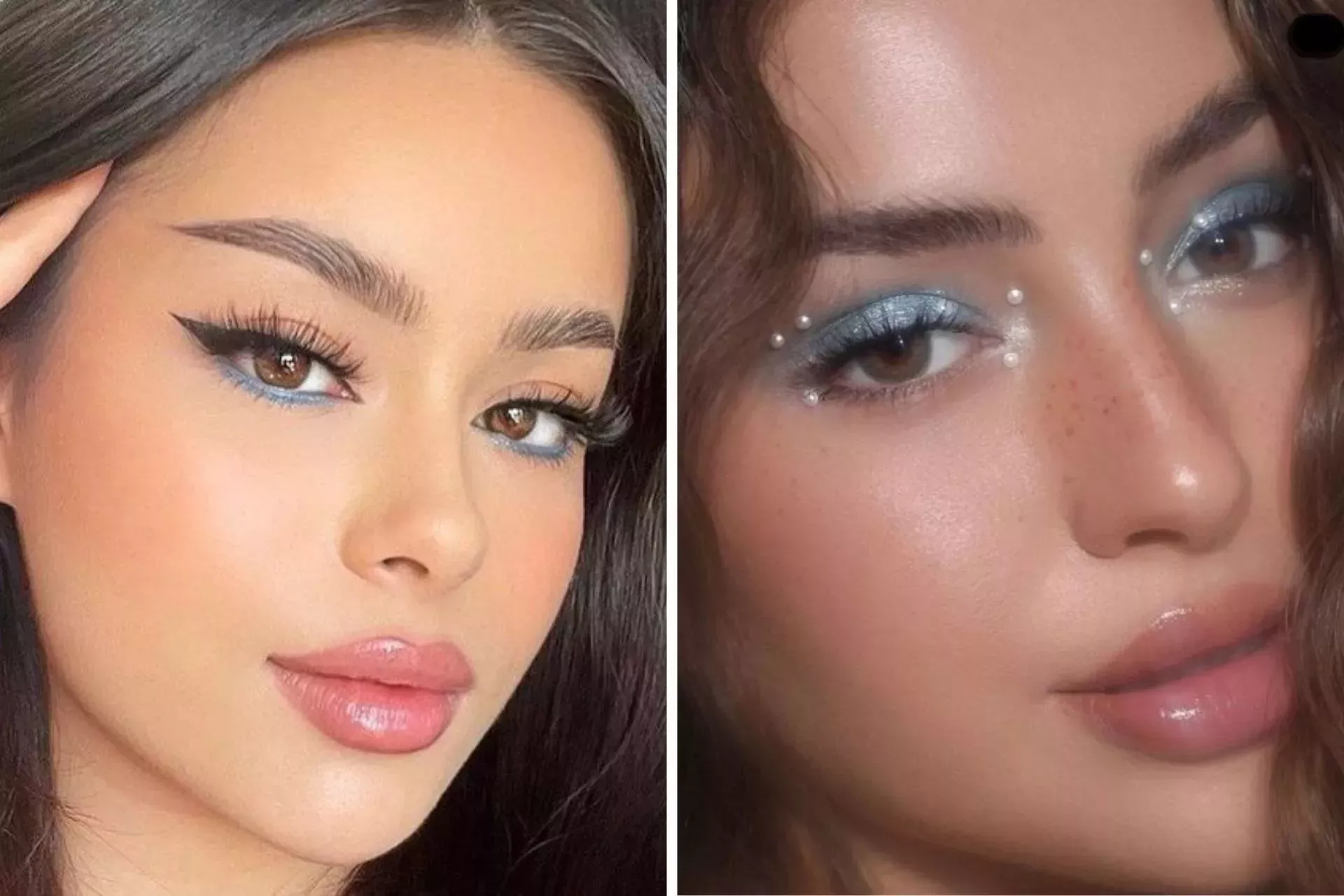 25 Impresionantes ideas de maquillaje de graduación para un vestido azul