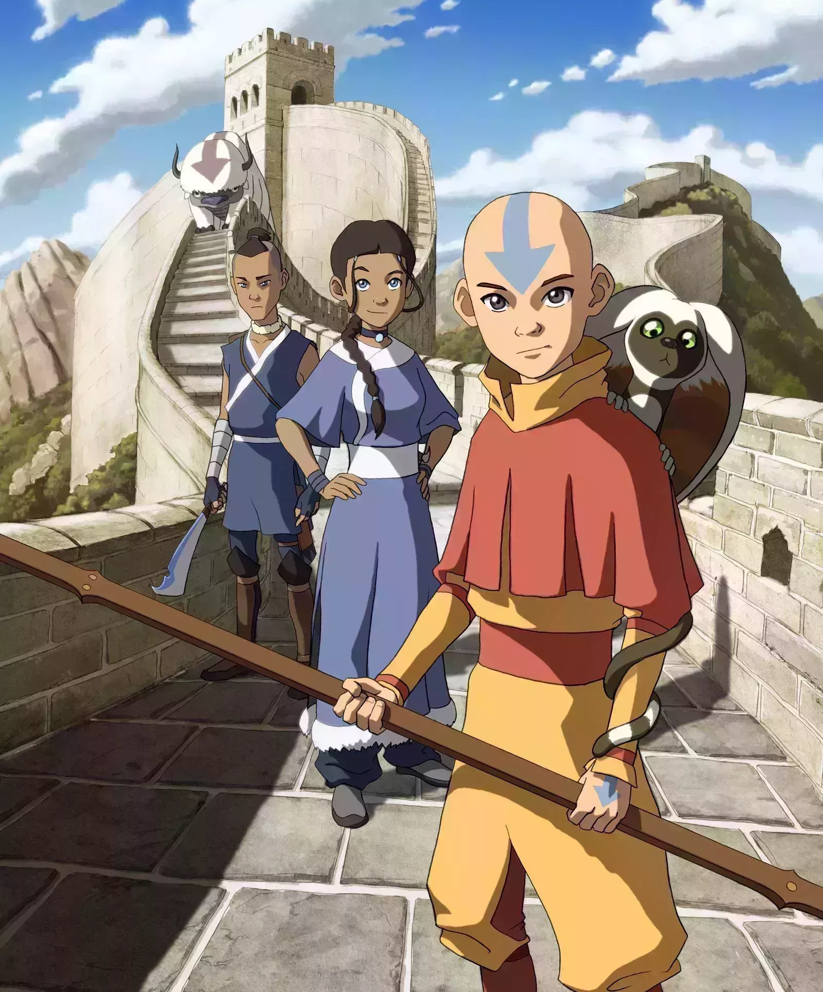 Aang se enfrenta a la Nación del Fuego en el primer tráiler de acción real de Avatar