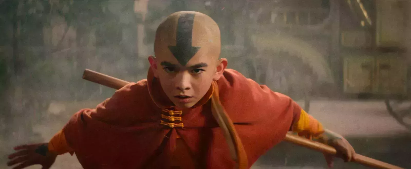 Aang se enfrenta a la Nación del Fuego en el primer tráiler de acción real de Avatar