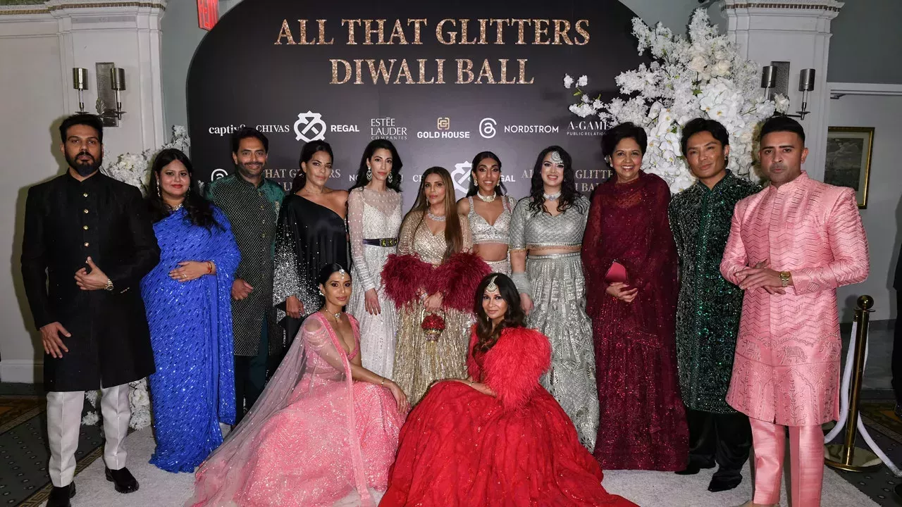 Una noche en el All That Glitters Diwali Ball de Nueva York