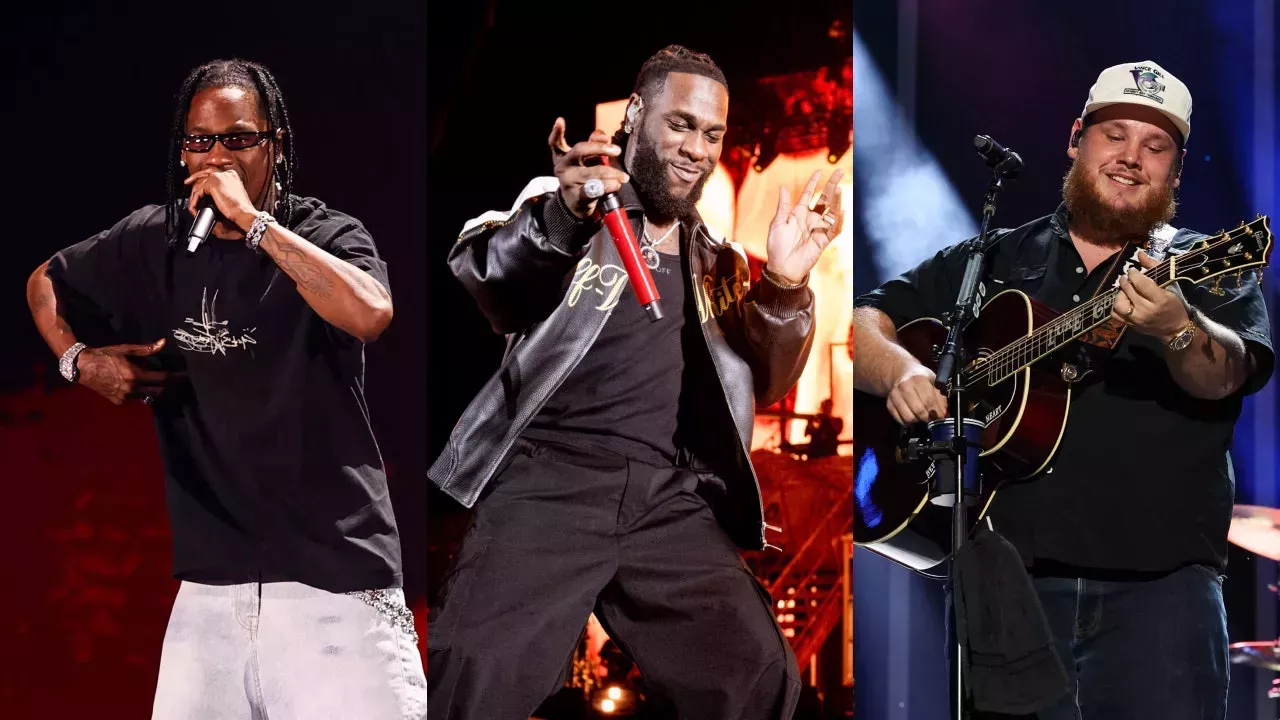 Travis Scott, Burna Boy y Luke Combs se suman a la lista de artistas de los Grammy
