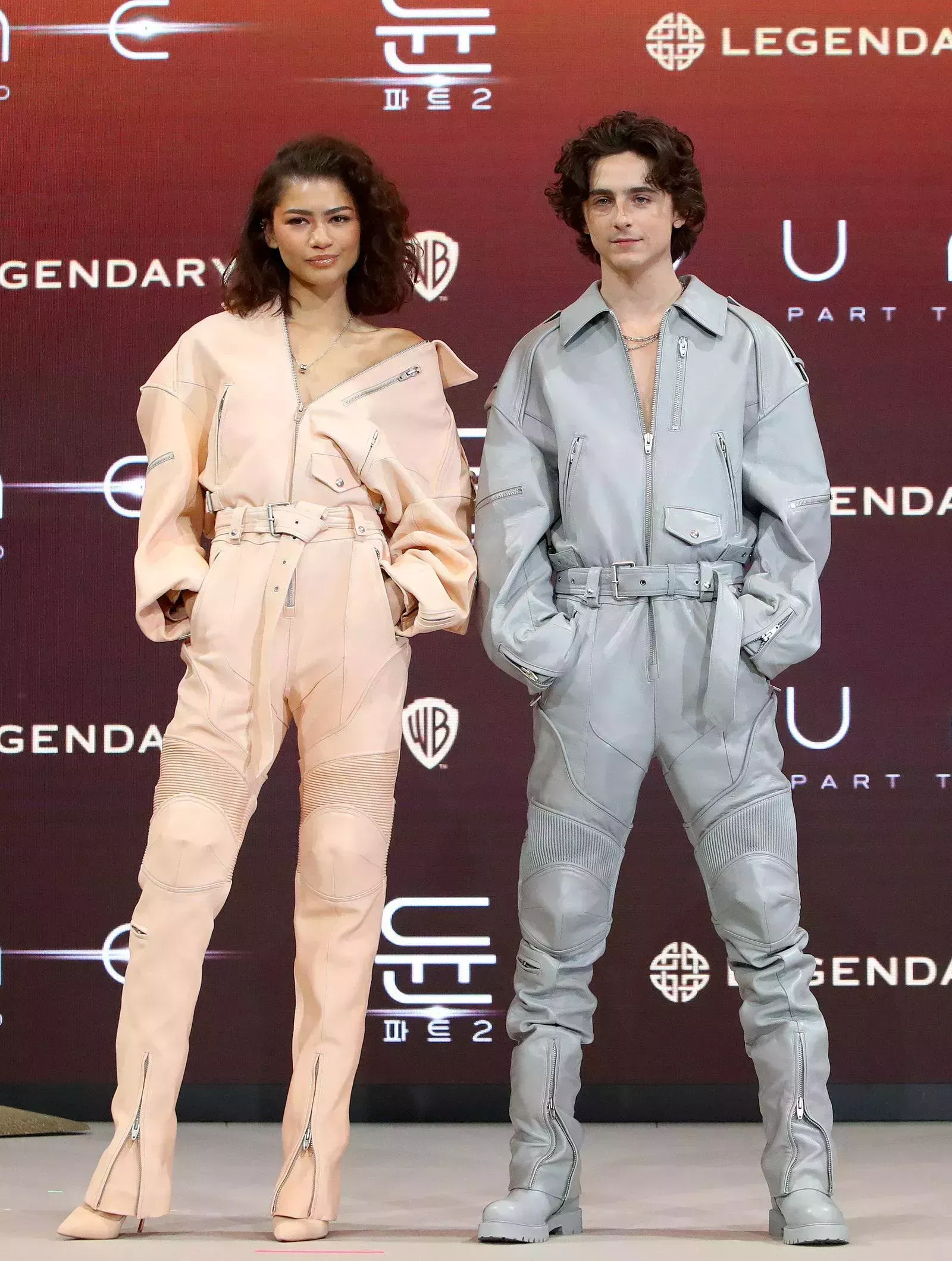 Zendaya y Timothée Chalamet llevaron el mismo 'Fit en diferentes colores