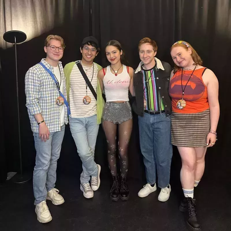 Famosos vistos en la gira